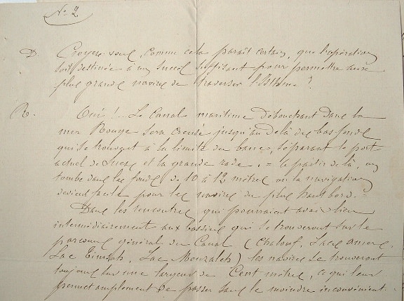 Enquête sur le Canal de Suez en 1868. – vue 4